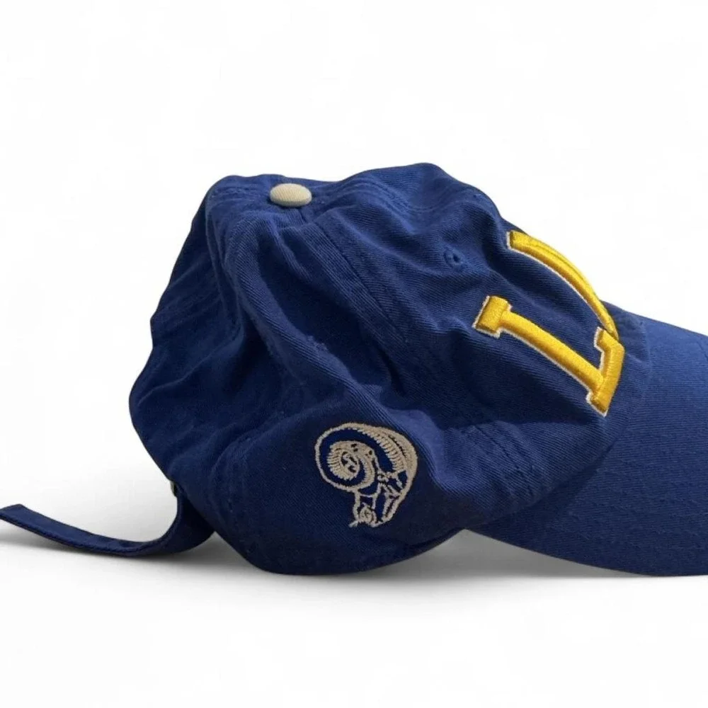 NFL Team Apparel LAR Los Angeles Rams Hat Mens OSFA Blue